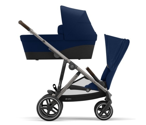 Cybex Gazelle S Navy Blue/Taupe Dvīņu Ratiņi