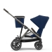 Cybex Gazelle S Navy Blue/Taupe Dvīņu Ratiņi