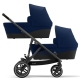 Cybex Gazelle S Navy Blue Коляска для двойняшек