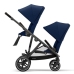 Cybex Gazelle S Navy Blue Dvīņu Ratiņi