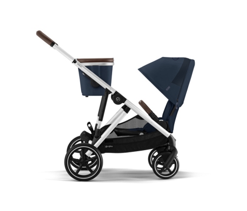 Cybex Gazelle S Ocean Blue/Silver Коляска для двойняшек