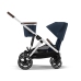 Cybex Gazelle S Ocean Blue/Silver Коляска для двойняшек