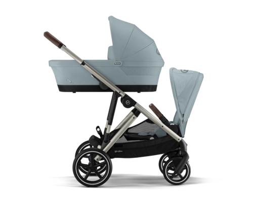 Cybex Gazelle S Sky Blue/Taupe Dvīņu Ratiņi