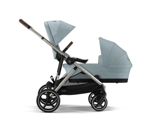 Cybex Gazelle S Sky Blue/Taupe Dvīņu Ratiņi