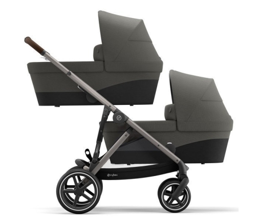 Cybex Gazelle S Soho Grey Dvīņu Ratiņi