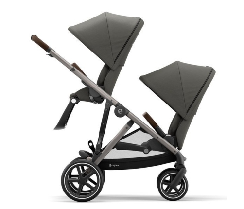 Cybex Gazelle S Soho Grey Dvīņu Ratiņi