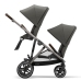 Cybex Gazelle S Soho Grey Dvīņu Ratiņi