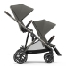 Cybex Gazelle S Soho Grey Коляска для двойняшек