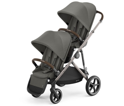 Cybex Gazelle S Soho Grey Dvīņu Ratiņi