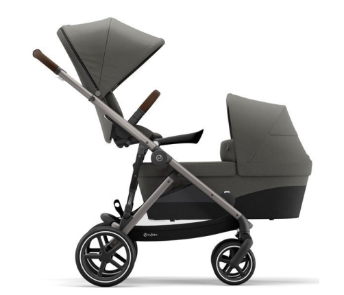 Cybex Gazelle S Soho Grey Dvīņu Ratiņi