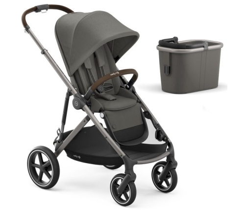 Cybex Gazelle S Soho Grey Dvīņu Ratiņi