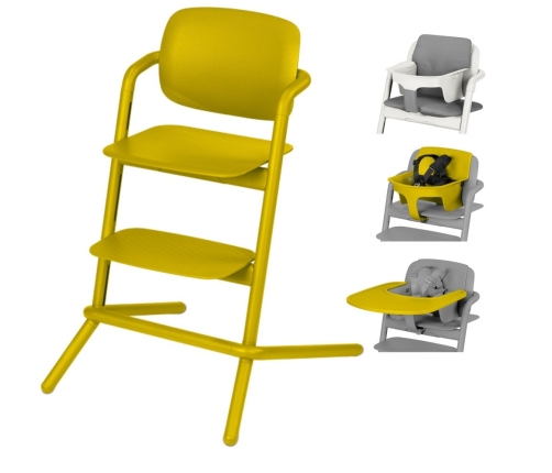 Cybex Lemo Aluminium Canary yellow Barošanas Krēsls