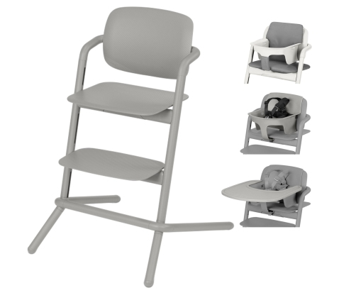 Cybex Lemo Aluminium Storm grey Barošanas Krēsls