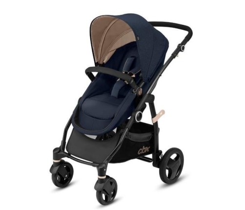 Cybex Leotie Flex Jeansy Blue Bērnu Ratiņi Transformeris 2in1