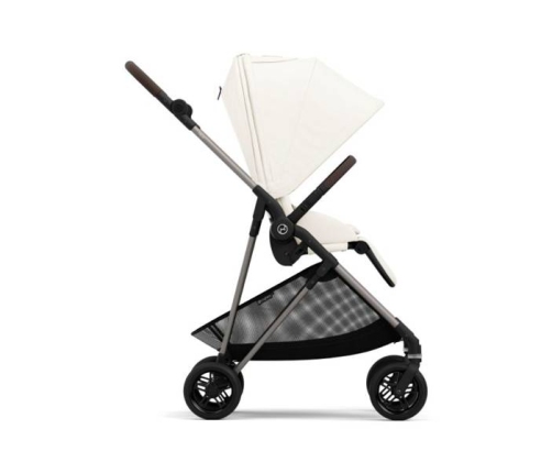 Cybex Melio Carbon New Cotton White Прогулочная Коляска