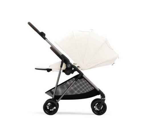 Cybex Melio Cotton White / Taupe Детская Коляска 2 в 1