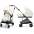 Cybex Melio Cotton White / Taupe Bērnu Ratiņi 2in1