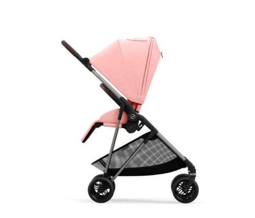 Cybex Melio Hibiscus Red / Taupe Bērnu Ratiņi 2in1