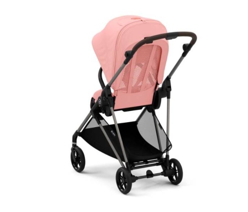 Cybex Melio Hibiscus Red / Taupe Bērnu Ratiņi 2in1