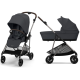 Cybex Melio Monument Grey / Taupe Bērnu Ratiņi 2in1