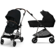 Cybex Melio Moon Black / Taupe Детская Коляска 2 в 1