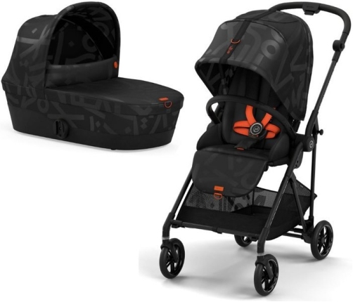 Cybex Melio Street Real Black Bērnu Ratiņi 2in1