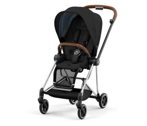 Cybex Mios 3.0 + Cloud Z2 i-Size Deep Black + Chrome brown frame Детская Коляска 3in1