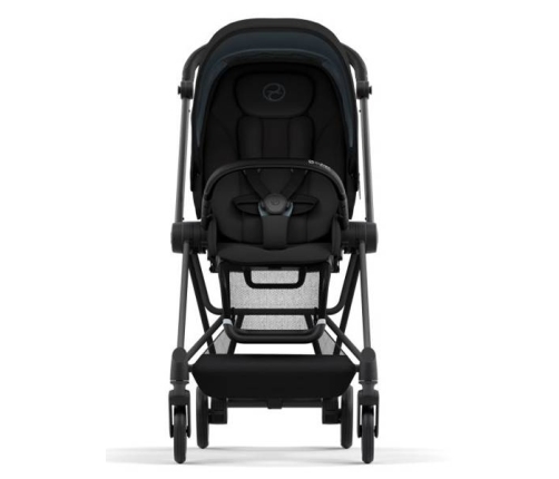 Cybex Mios 3.0 + Cloud Z2 i-Size Deep Black + Matt black frame Bērnu Ratiņi 3in1