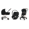 Cybex Mios 3.0 + Cloud Z2 i-Size Deep Black + Rose gold frame Детская Коляска 3in1