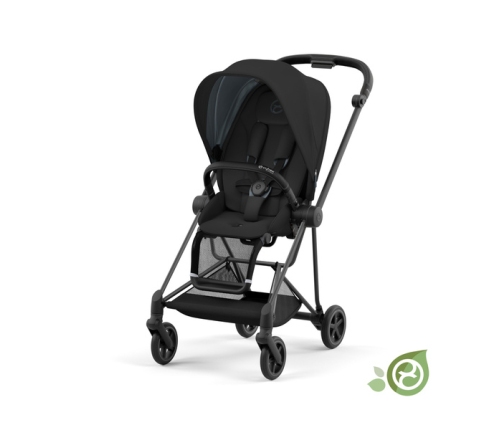 Cybex Mios 3.0 + Cloud Z2 i-Size Eco Onyx Black + Chrome Black frame Детская Коляска 3in1