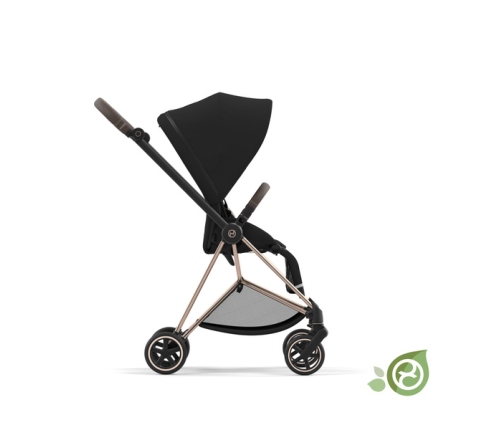 Cybex Mios 3.0 + Cloud Z2 i-Size Eco Onyx Black + Chrome Brown frame Детская Коляска 3in1