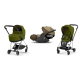 Cybex Mios 3.0 + Cloud Z2 i-Size Khaki Green + Chrome black frame Bērnu Ratiņi 3in1