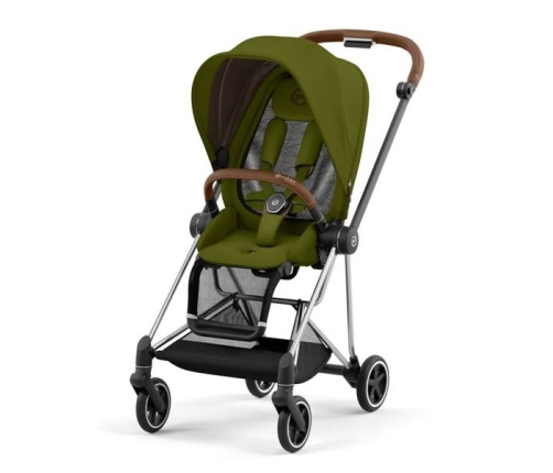 Cybex Mios 3.0 + Cloud Z2 i-Size Khaki Green + Chrome brown frame Bērnu Ratiņi 3in1