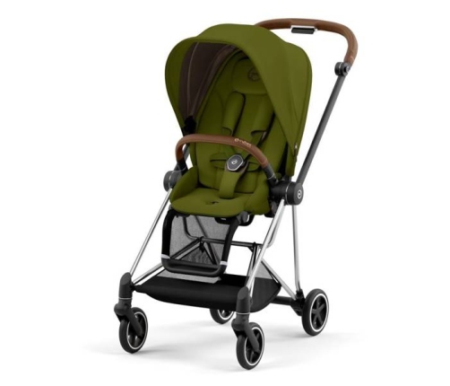 Cybex Mios 3.0 + Cloud Z2 i-Size Khaki Green + Chrome brown frame Bērnu Ratiņi 3in1