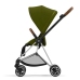 Cybex Mios 3.0 + Cloud Z2 i-Size Khaki Green + Chrome brown frame Bērnu Ratiņi 3in1