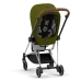 Cybex Mios 3.0 + Cloud Z2 i-Size Khaki Green + Chrome brown frame Bērnu Ratiņi 3in1