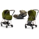 Cybex Mios 3.0 + Cloud Z2 i-Size Khaki Green + Rose gold frame Bērnu Ratiņi 3in1