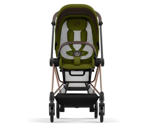 Cybex Mios 3.0 + Cloud Z2 i-Size Khaki Green + Rose gold frame Bērnu Ratiņi 3in1