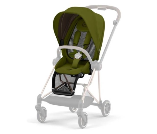 Cybex Mios 3.0 + Cloud Z2 i-Size Khaki Green + Rose gold frame Bērnu Ratiņi 3in1