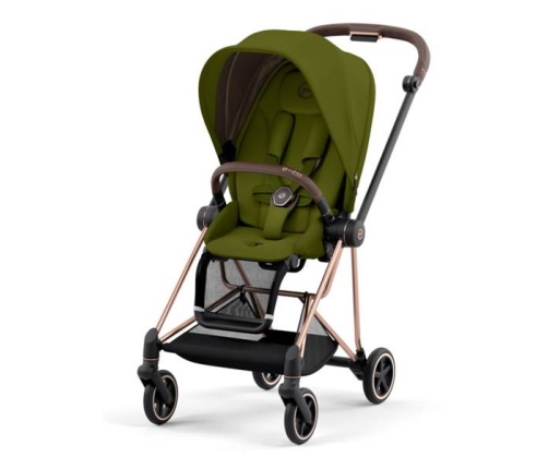 Cybex Mios 3.0 + Cloud Z2 i-Size Khaki Green + Rose gold frame Bērnu Ratiņi 3in1