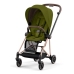 Cybex Mios 3.0 + Cloud Z2 i-Size Khaki Green + Rose gold frame Bērnu Ratiņi 3in1