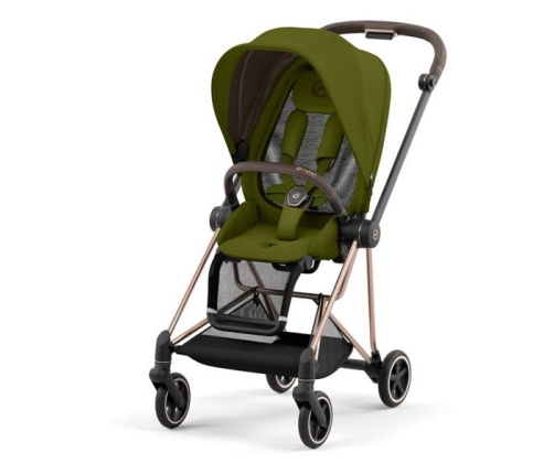 Cybex Mios 3.0 + Cloud Z2 i-Size Khaki Green + Rose gold frame Bērnu Ratiņi 3in1