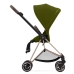 Cybex Mios 3.0 + Cloud Z2 i-Size Khaki Green + Rose gold frame Bērnu Ratiņi 3in1