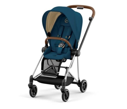 Cybex Mios 3.0 + Cloud Z2 i-Size Mountain Blue + Chrome black frame Bērnu Ratiņi 3in1