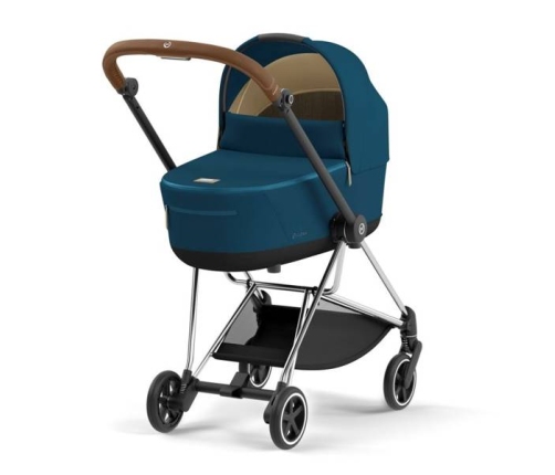 Cybex Mios 3.0 + Cloud Z2 i-Size Mountain Blue + Chrome black frame Bērnu Ratiņi 3in1