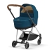 Cybex Mios 3.0 + Cloud Z2 i-Size Mountain Blue + Chrome black frame Bērnu Ratiņi 3in1