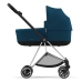 Cybex Mios 3.0 + Cloud Z2 i-Size Mountain Blue + Chrome black frame Bērnu Ratiņi 3in1