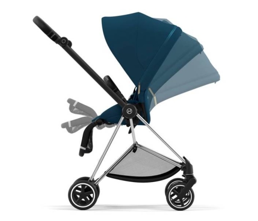 Cybex Mios 3.0 + Cloud Z2 i-Size Mountain Blue + Chrome black frame Bērnu Ratiņi 3in1