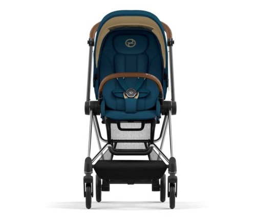 Cybex Mios 3.0 + Cloud Z2 i-Size Mountain Blue + Chrome brown frame Детская Коляска 3in1