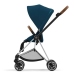 Cybex Mios 3.0 + Cloud Z2 i-Size Mountain Blue + Chrome brown frame Bērnu Ratiņi 3in1